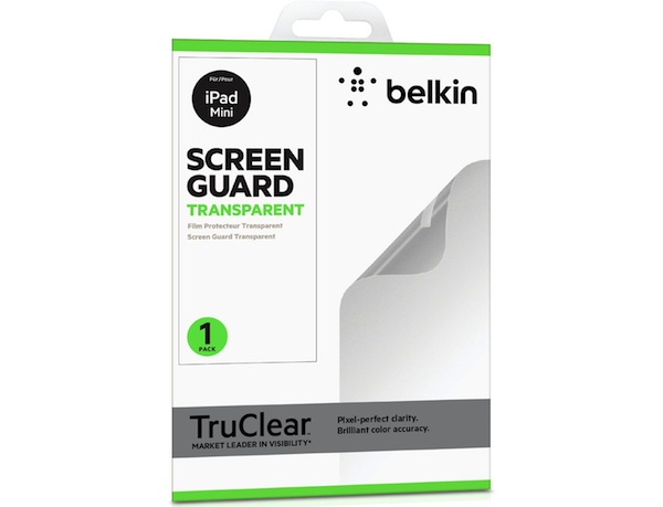 Protector de pantalla para el iPad Mini fabricado por Belkin