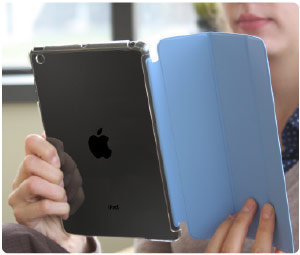 Cubierta transparente para iPad Mini compatible con Smart Cover