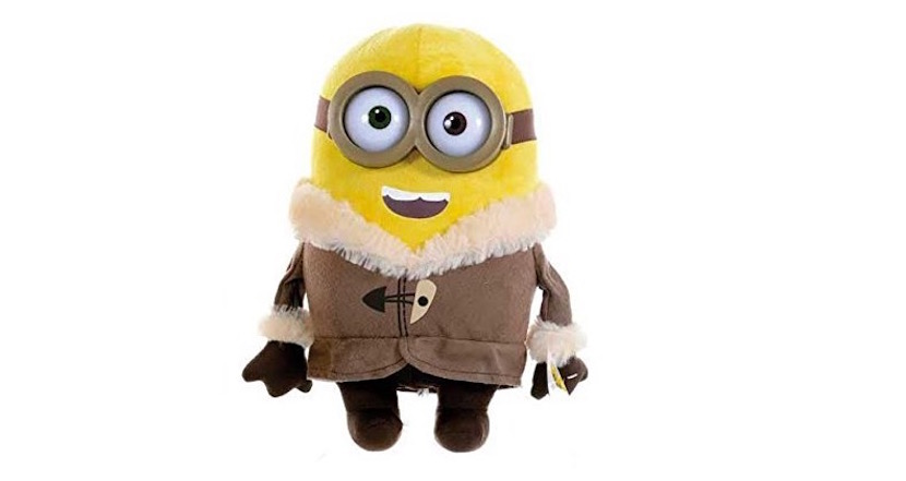 Peluche de minion con abrigo