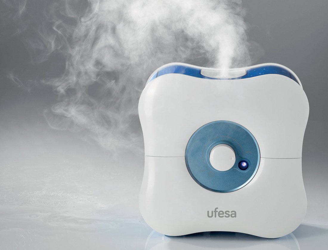 chorro de vapor del humidificador ufesa HF3000