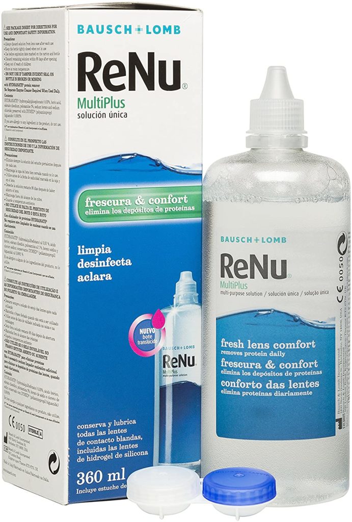 Limpiador de ojos: Líquido para lentillas