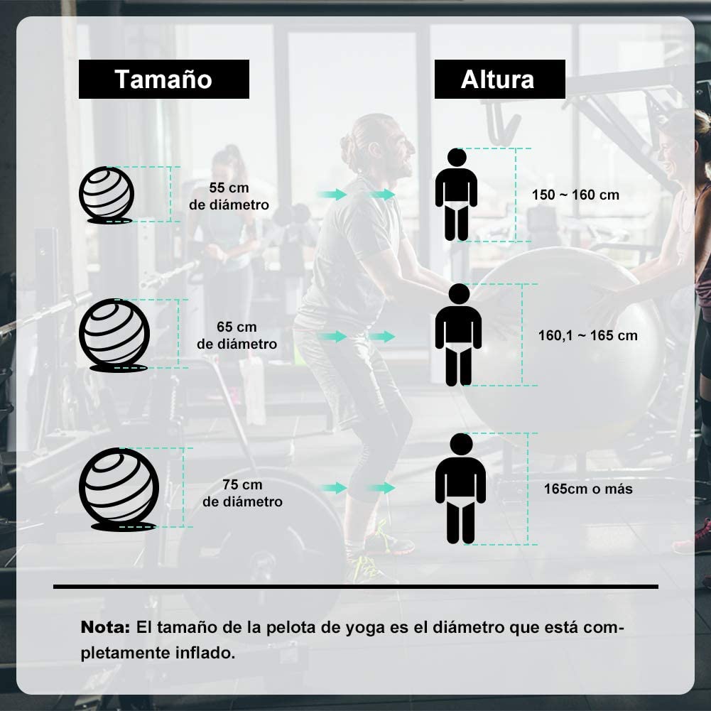 como elegir pelota de pilates